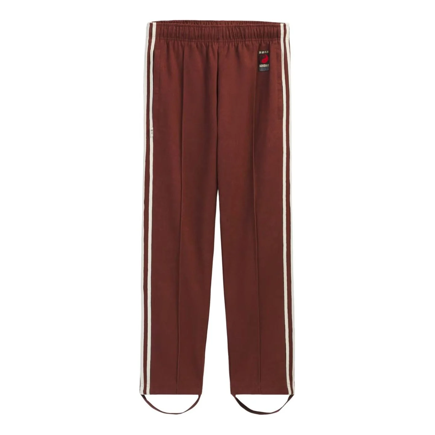 adidas x CLOT by Edison Chen Track Pant Asia Sizing 'Fox Brown' KD4028