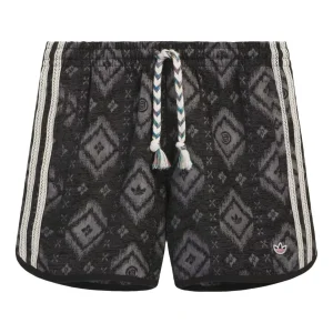 adidas x CLOT Heritage Print Short Asia Sizing 'Carbon' KE7073