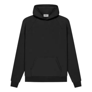 Fear of God Essentials SS21 Pull-Over Hoodie 'Black Stretch Limo' 192SP212000F