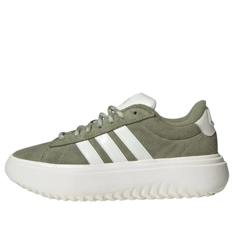 (WMNS) adidas Grand Court Platform 'Tent Green Off White' IH2431