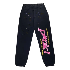 Sp5der P*nk Sweatpants 'Black' 2406-1FW210204PS-BLAC