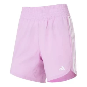 (WMNS) adidas PACER WVN HIGH Shorts Asia Sizing 'Pink' JD2290