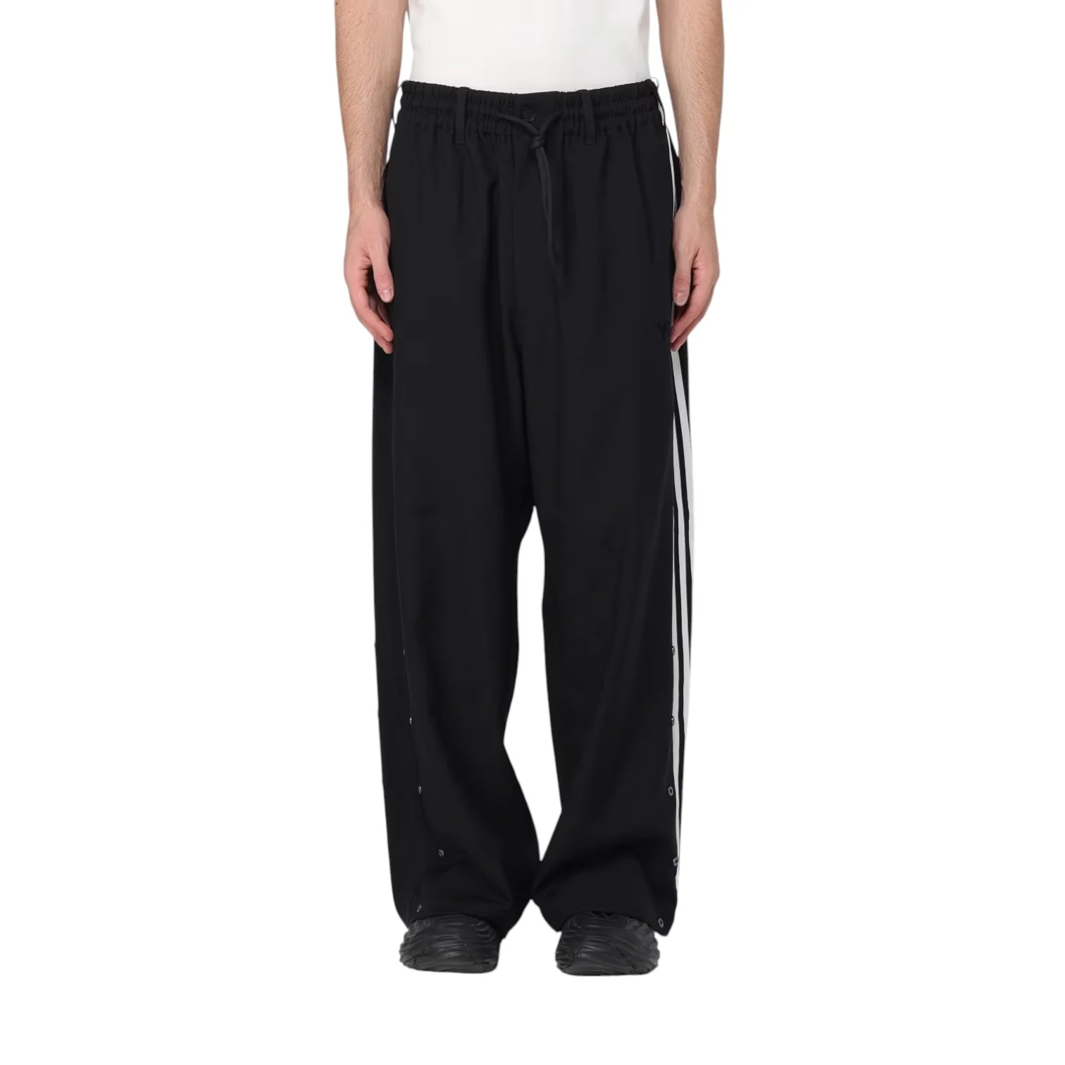 adidas Y-3 Sport Uniform 3-Stripes Pants Asia Sizing 'Black' JD9791