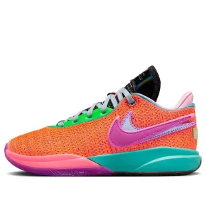 (GS) Nike LeBron 20 'Total Orange Vivid Purple' DQ8651-800