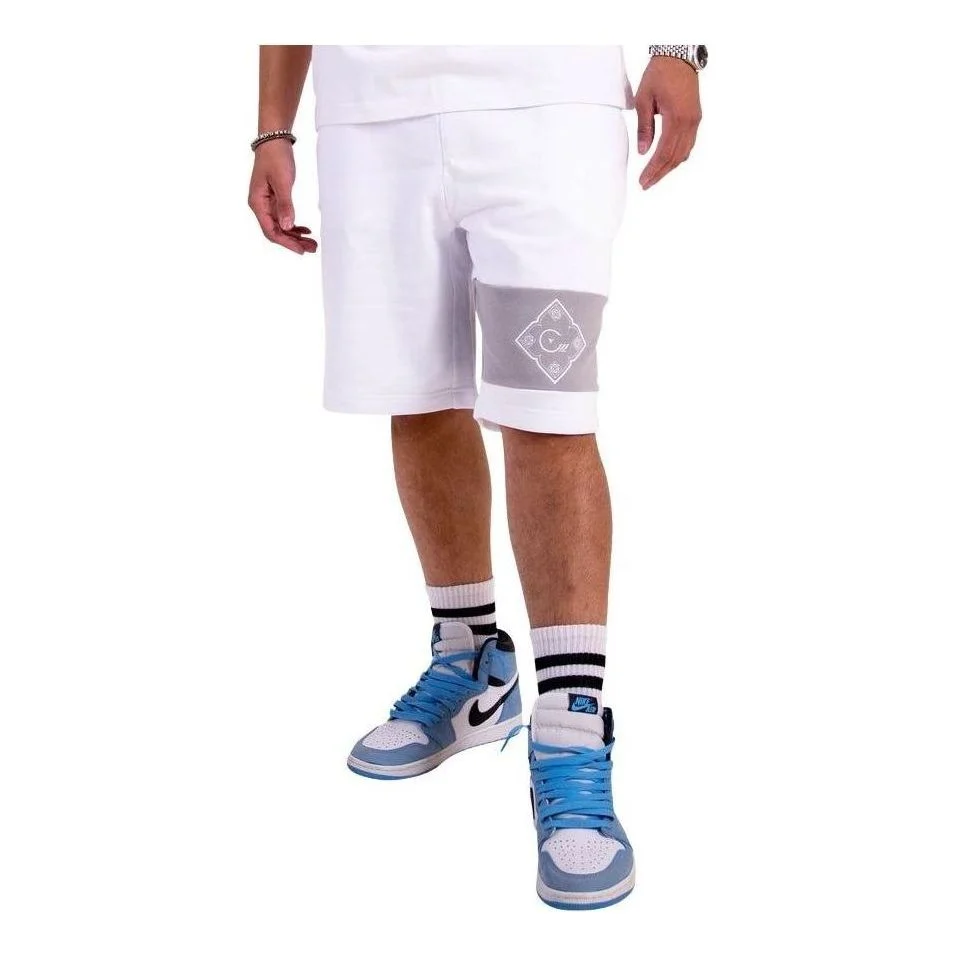 House of Cenmar Short with Patch 'White' HOC-WPS3