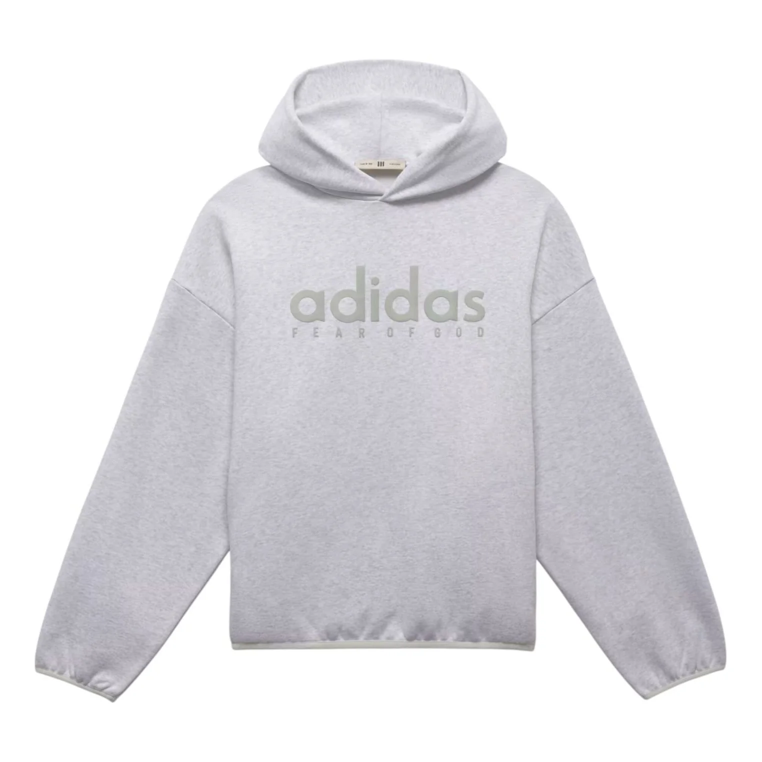 adidas x Fear of God Athletics Cotton Fleece Hoodie Asia Sizing 'Light Grey Heather' JZ7366