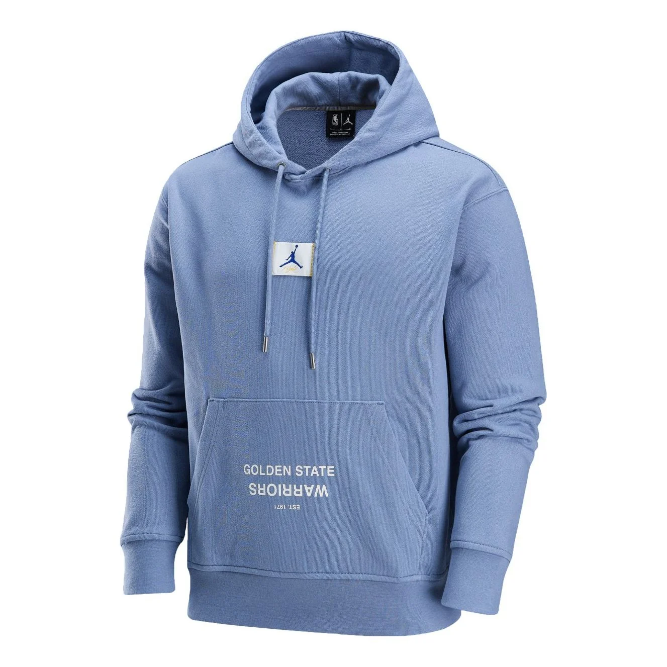 Air Jordan Golden State Warriors Courtside NBA Fleece Pullover Hoodie Asia Sizing 'Ashen Slate' FV8253-493