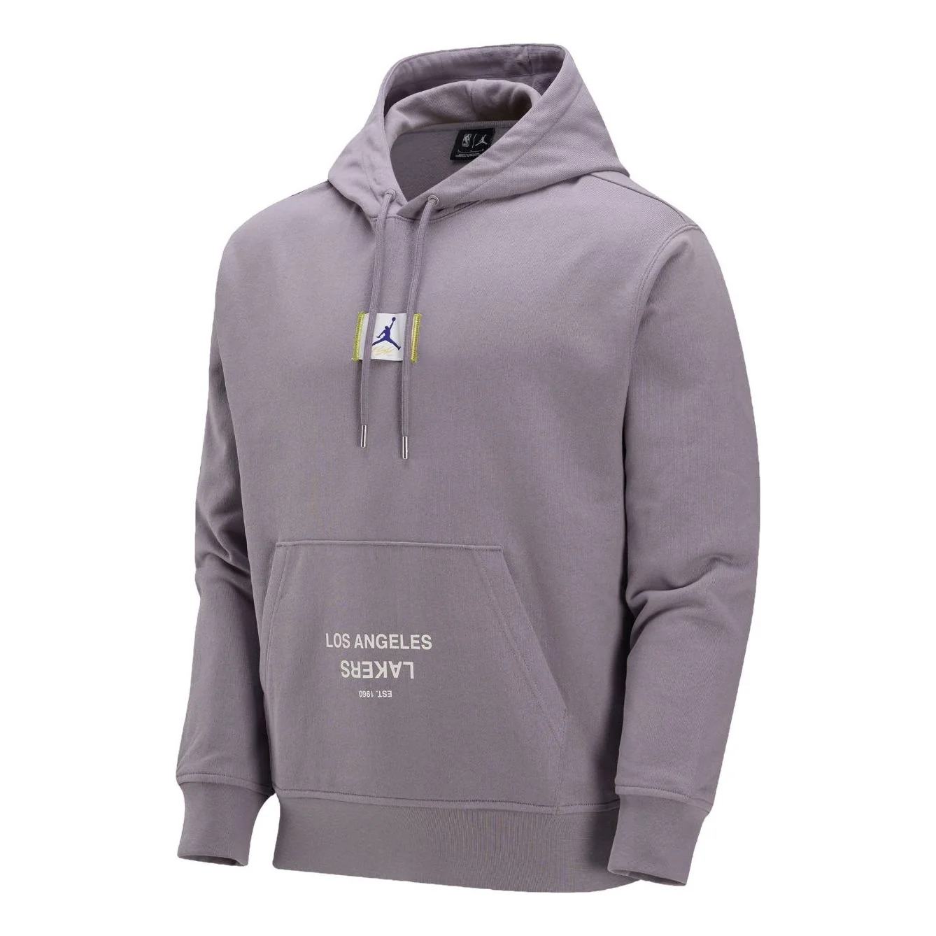 Air Jordan Los Angeles Lakers Courtside NBA Fleece Pullover Hoodie Asia Sizing 'Purple Smoke' FV8263-524