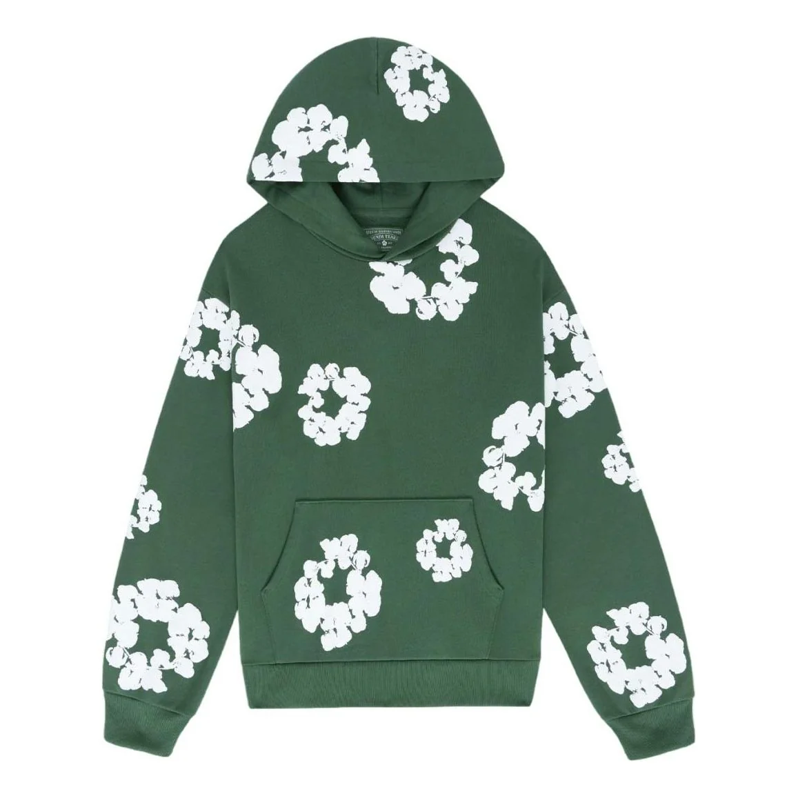 Denim Tears Cotton Wreath Hoodie 'Green White' 301-060-30