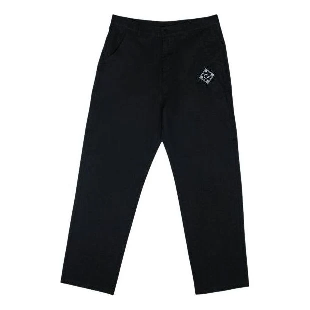House of Cenmar Linen Straight Leg Pants 'Black' HOC-SS25Y