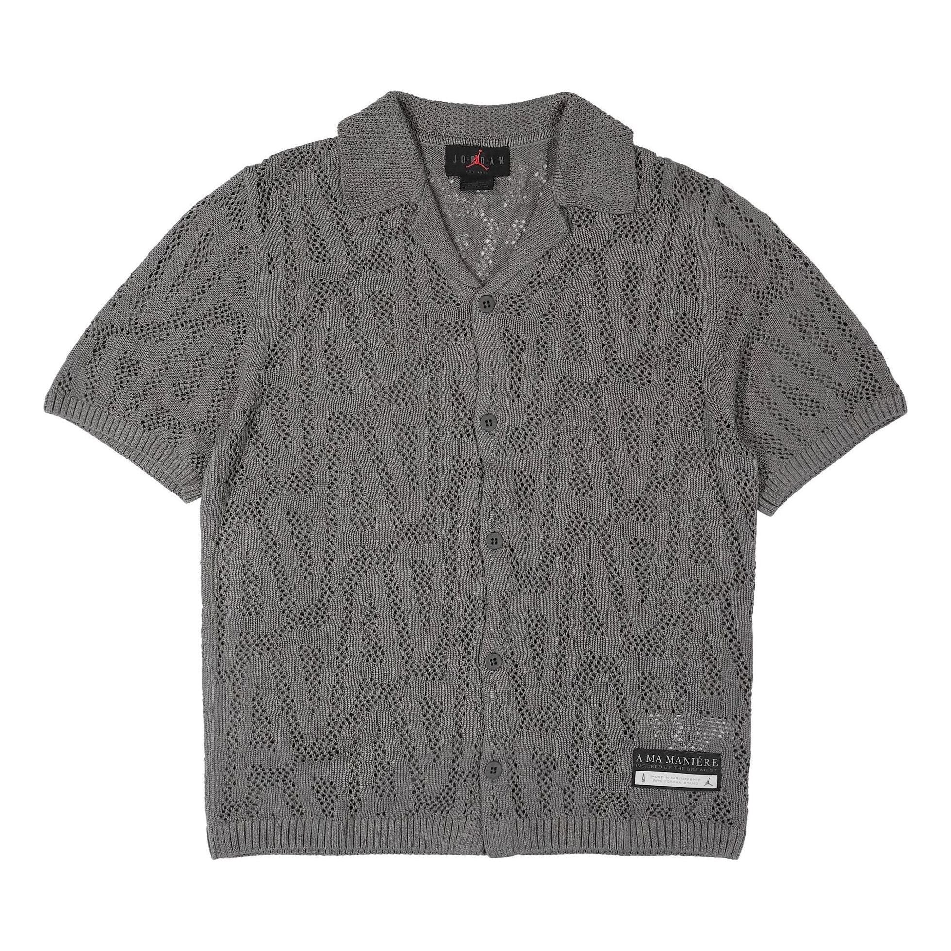 Air Jordan x A Ma Maniere Shooting Shirt Asia Sizing 'Flat Pewter' HF0535-029