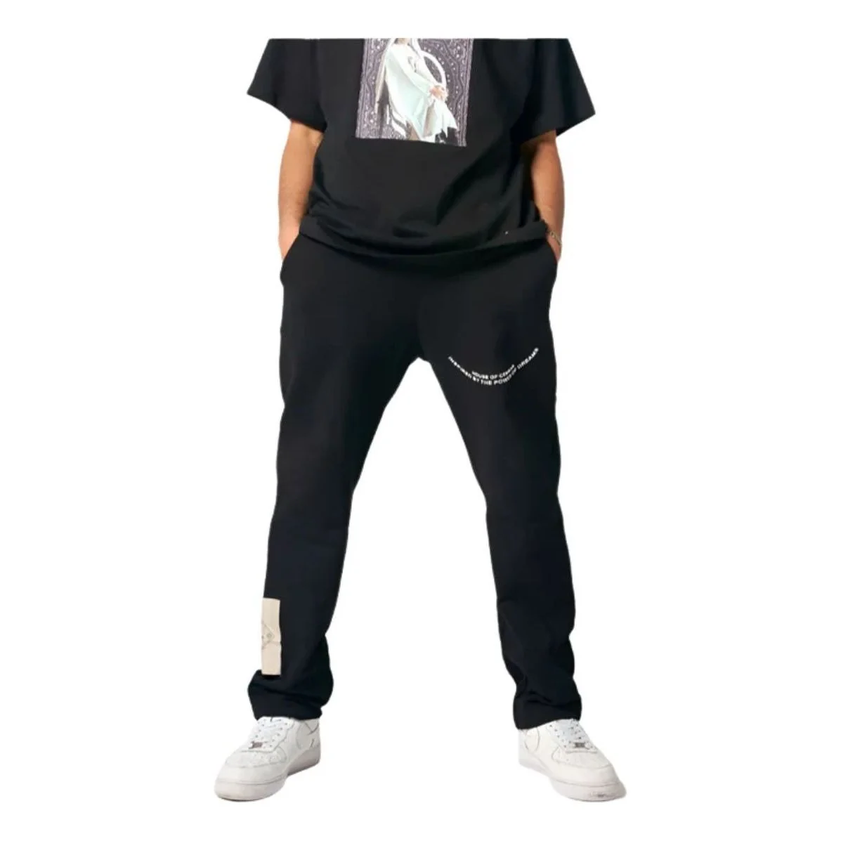 House of Cenmar Power of Dream Print Pants 'Black' HOC-IJG