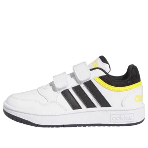 (PS) adidas Hoops Lifestyle 'White Black Yellow' IF5316