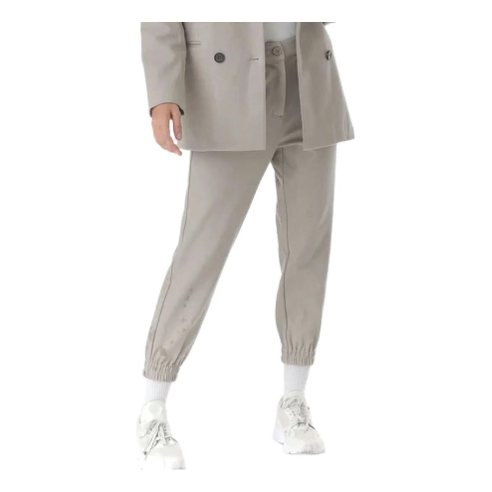 (WMNS) House of Cenmar Double Breasted Pants 'Beige' HOC-A0B01
