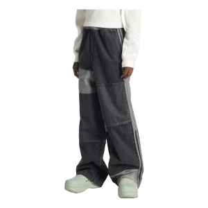 (WMNS) adidas KSENIASCHNAIDER Patchwork Jeans Asia Sizing 'True Black Denim' IS0514