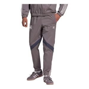 adidas Real Madrid Originals Track Pants Asia Sizing 'Charcoal Grey' JI9480