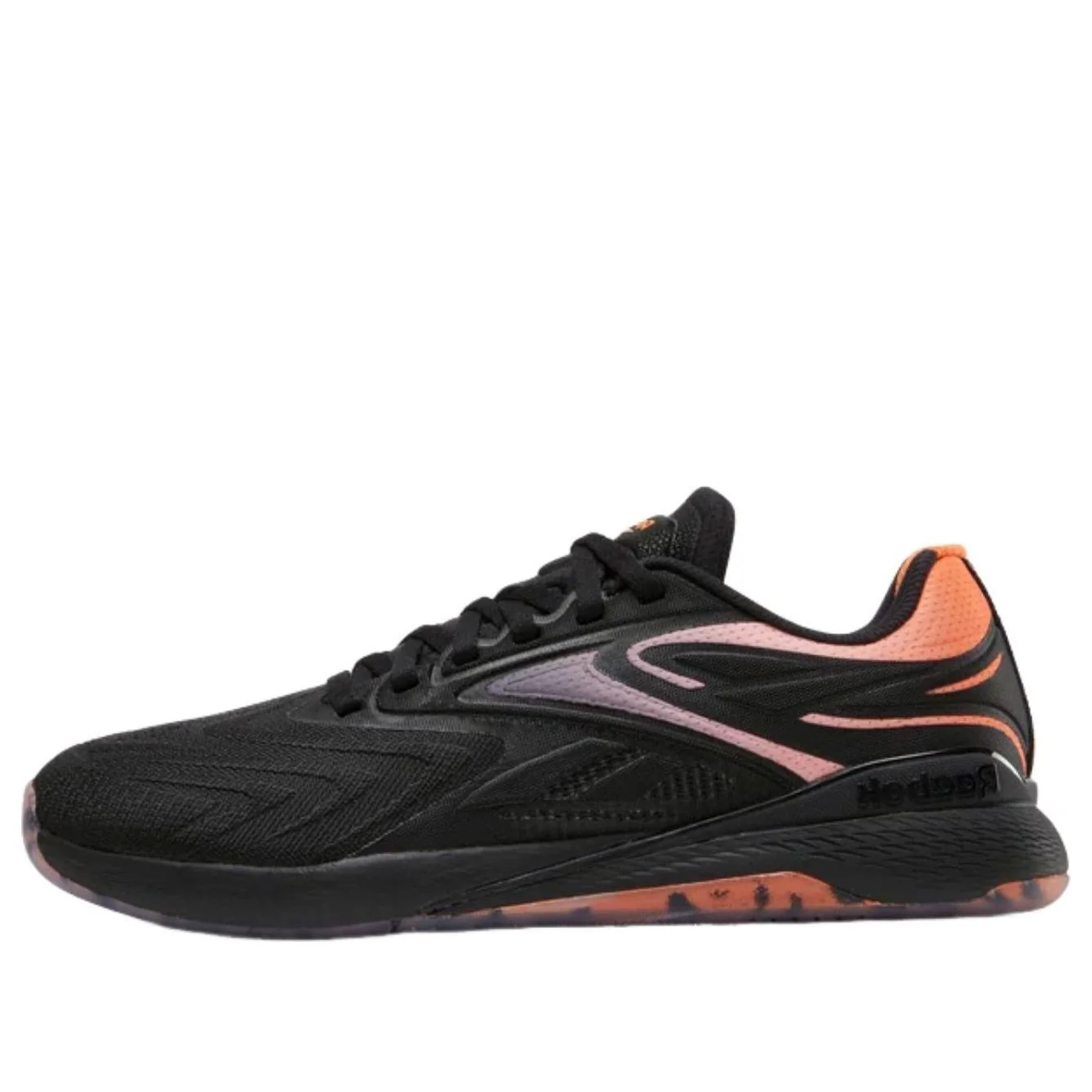 (WMNS) Reebok Nano X5 Edge 'Black Arena Orange Peach' 100249416
