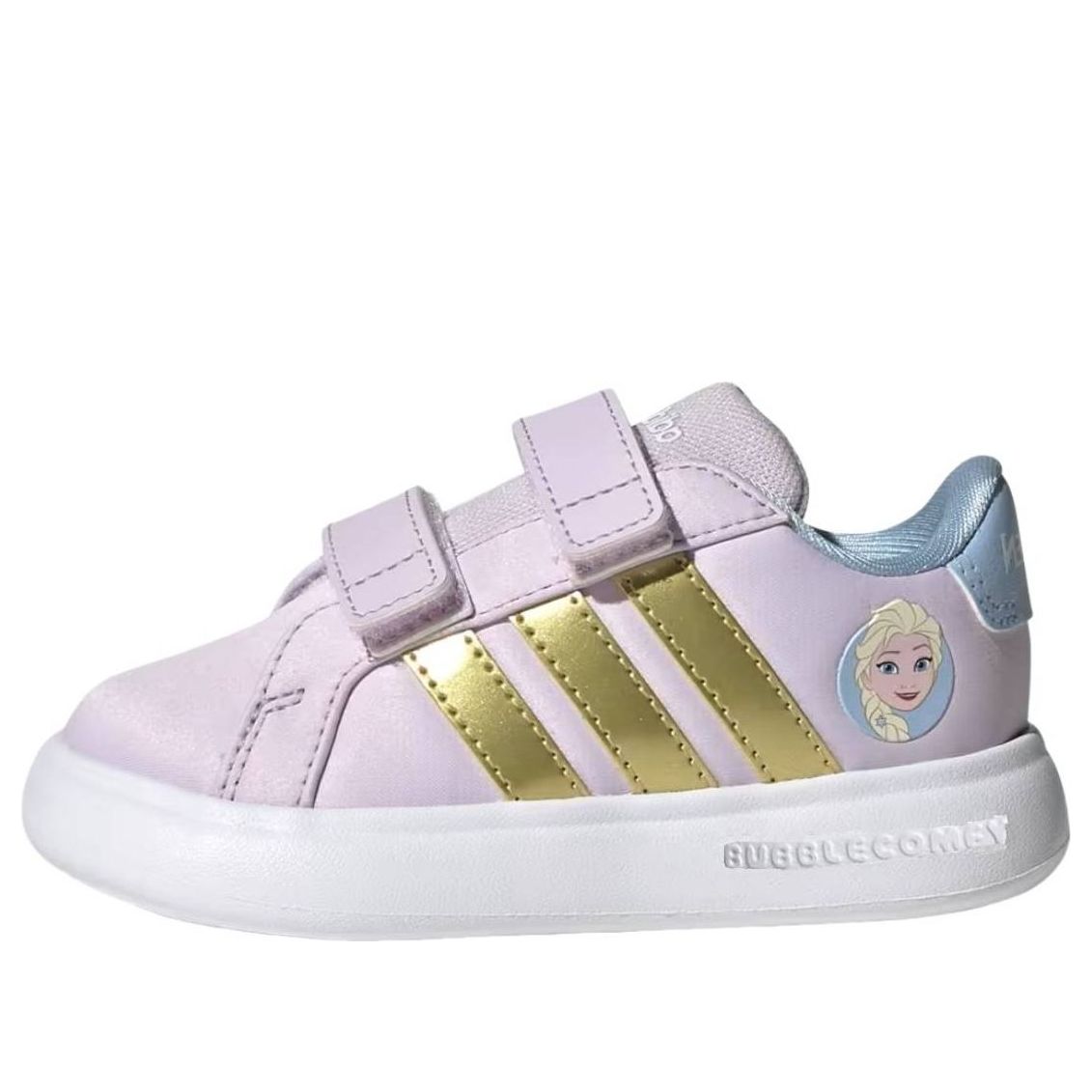 (TD) adidas x Disney Frozen Grand Court 3.0 'Ice Lavender Gold Metallic' JQ4356