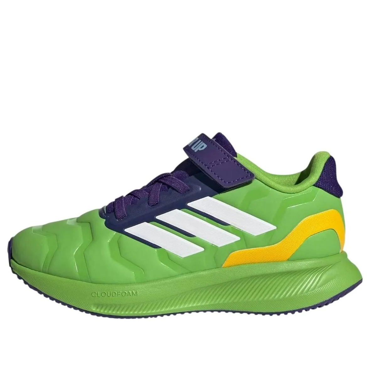 (PS) adidas x Iron Hulk Runfalcon 5 'Semi Solar Green Cloud White' JQ6689