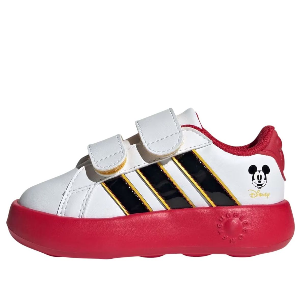 (TD) adidas x Disney Mickey Mouse Grand Court 'Cloud White Black' JQ8070