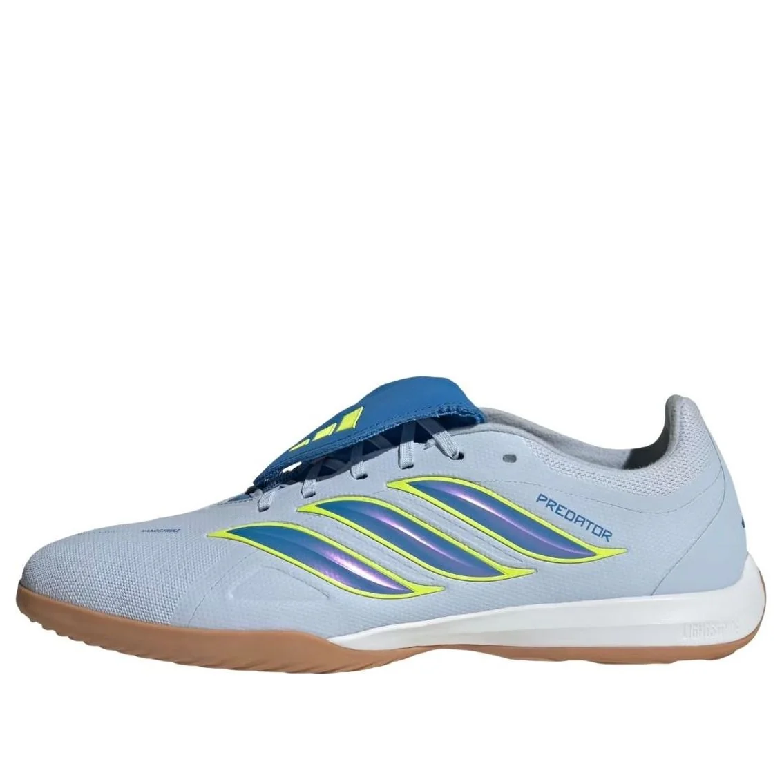 adidas Predator League Fold-Over Tongue IC 'Crystal Sky Ray Blue Solar Yellow' JR4740