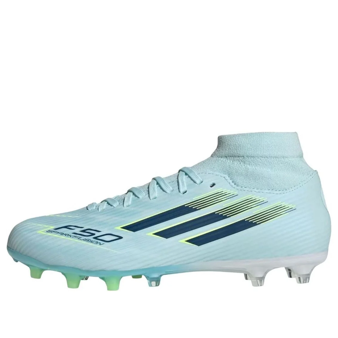 (WMNS) adidas F50 Sparkfusion League Mid Cut FG/AG 'Almost Blue Dusky Petrol' JR8998