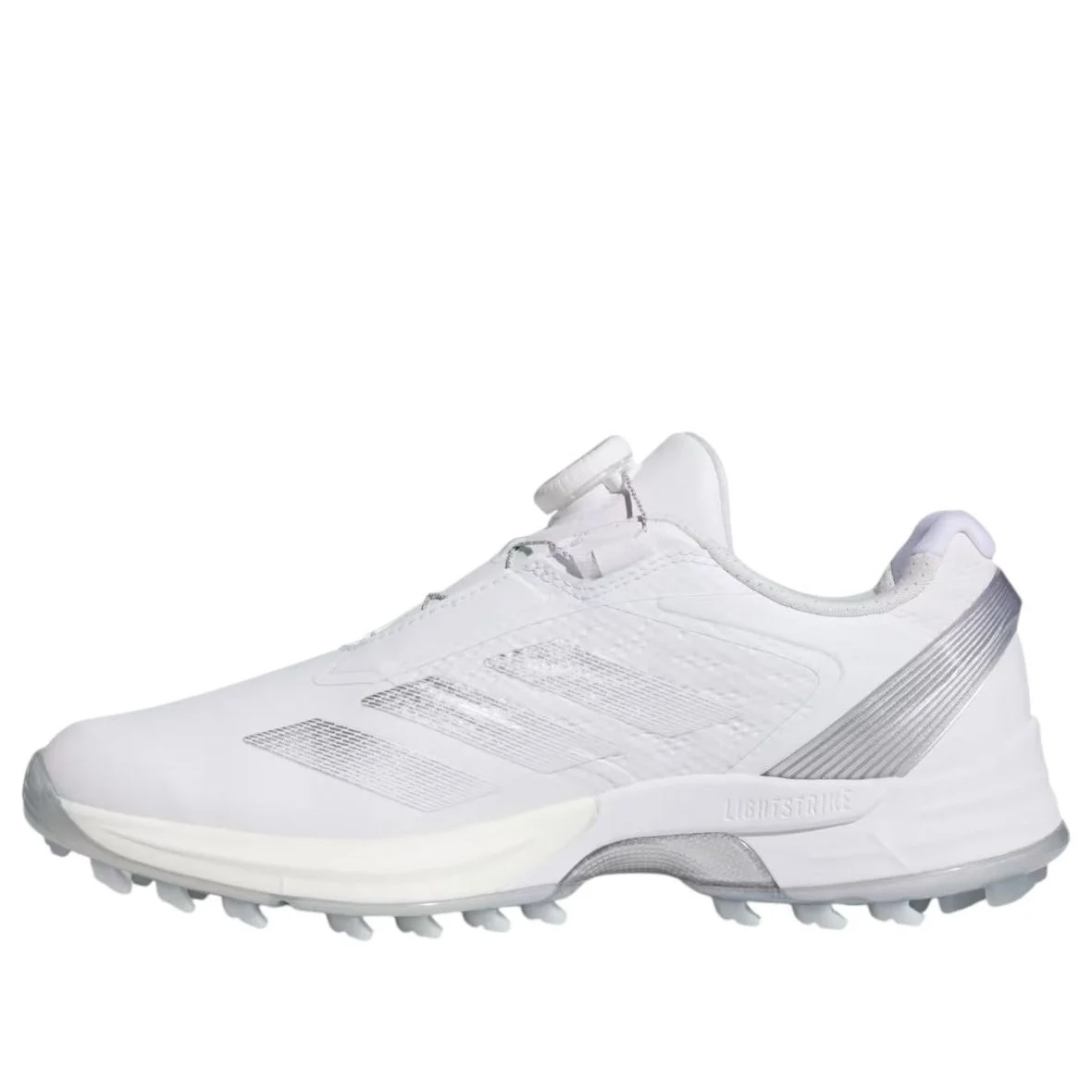 (WMNS) adidas Adizero ZG Low Cut Boa Spikeless Golf 'Cloud White Silver Metallic' JS1764