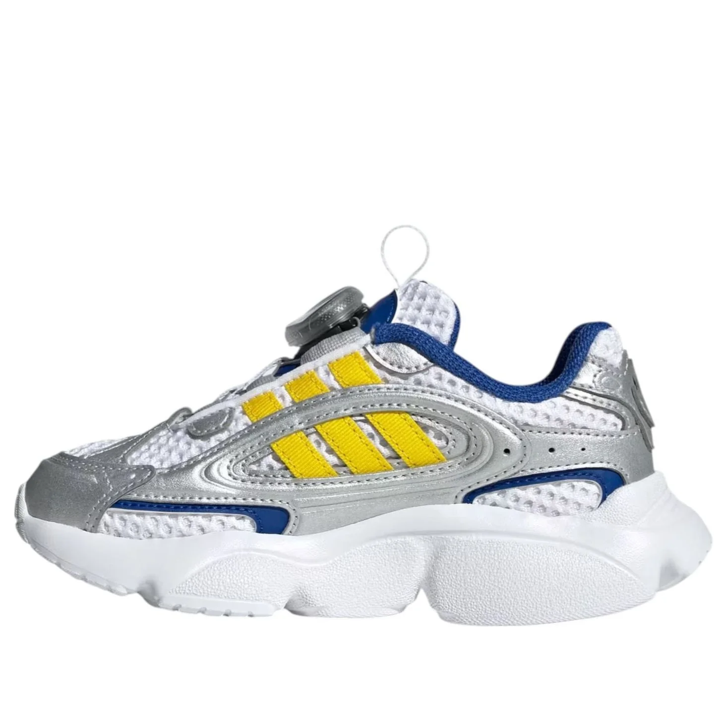 (PS) adidas Ozmillen Boa 'Silver Metallic Yellow' JS2480