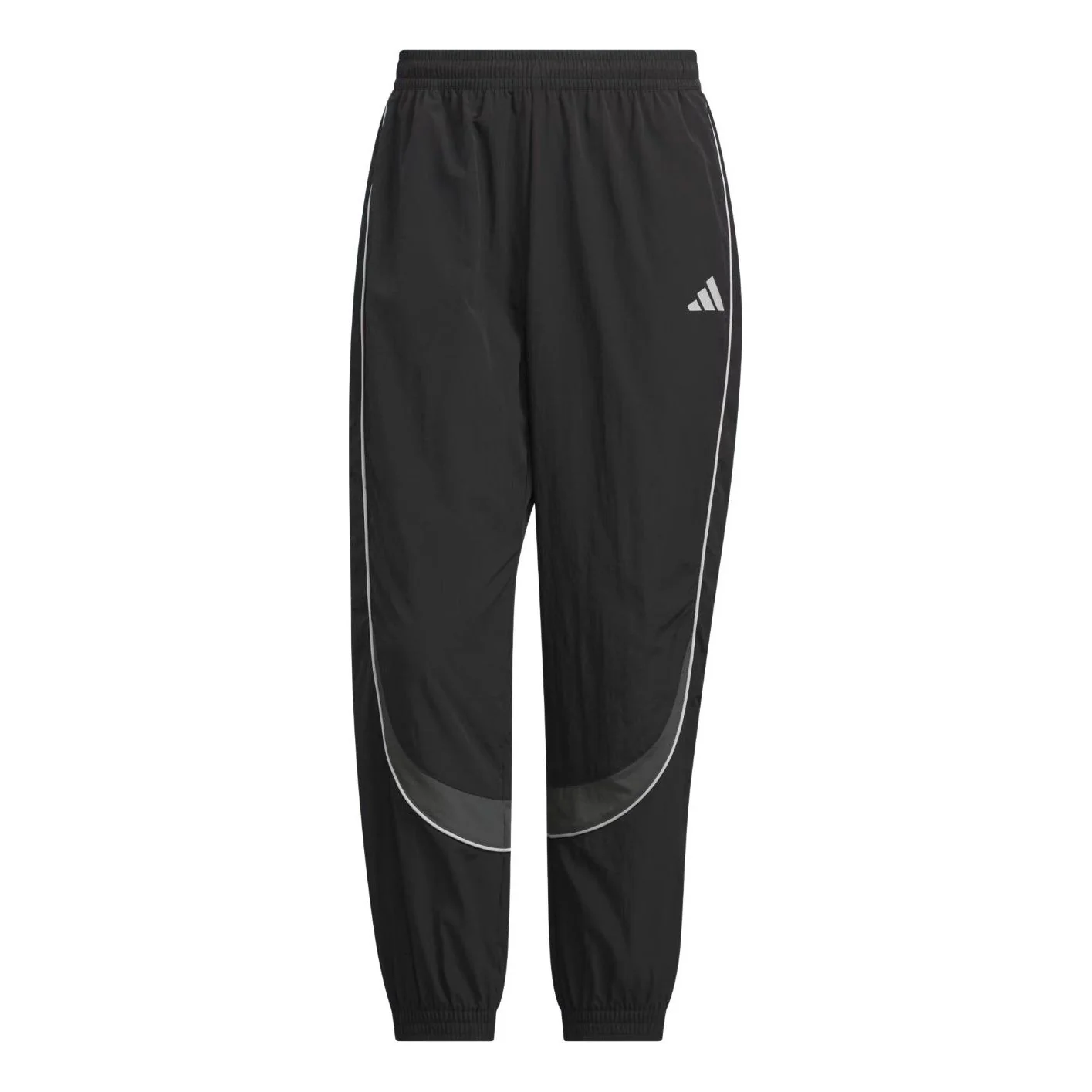 adidas Brand Love Loose Fit Light Woven Pants 'Black Grey Six' KF1337