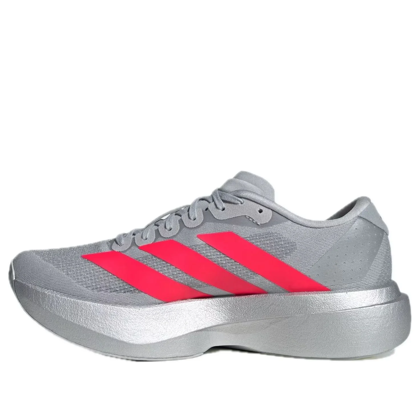 (WMNS) adidas Adizero EVO SL 'Silver Metallic Lucid Red' KI3383