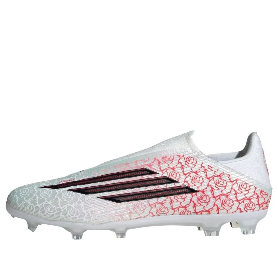 adidas F50 League Laceless FG/MG 'White Black Lucid Red' KJ3781