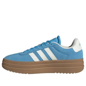(WMNS) adidas VL Court Bold 'Semi Blue Burst Gum' KJ6855