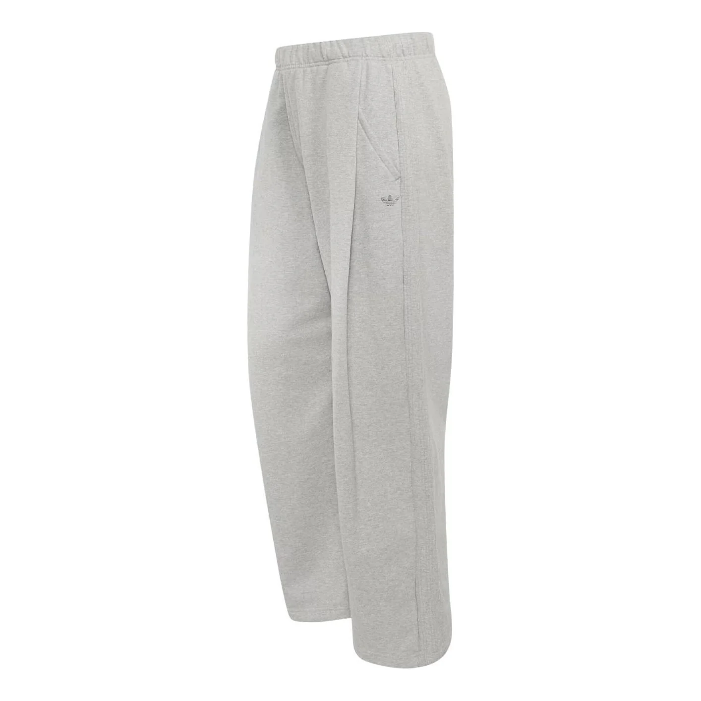 adidas Premium Essentials Open Wide Hem Pants Asia Sizing 'Grey Heather' KR6982