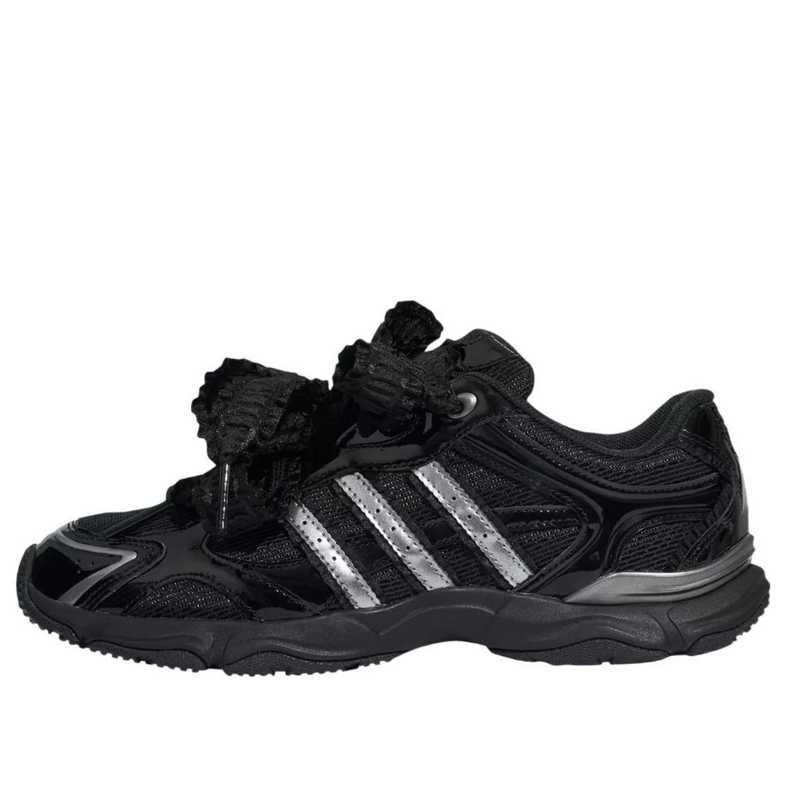 (WMNS) adidas Whisper Glide Hype Trainers 'Black Iron Metallic' KZ9639