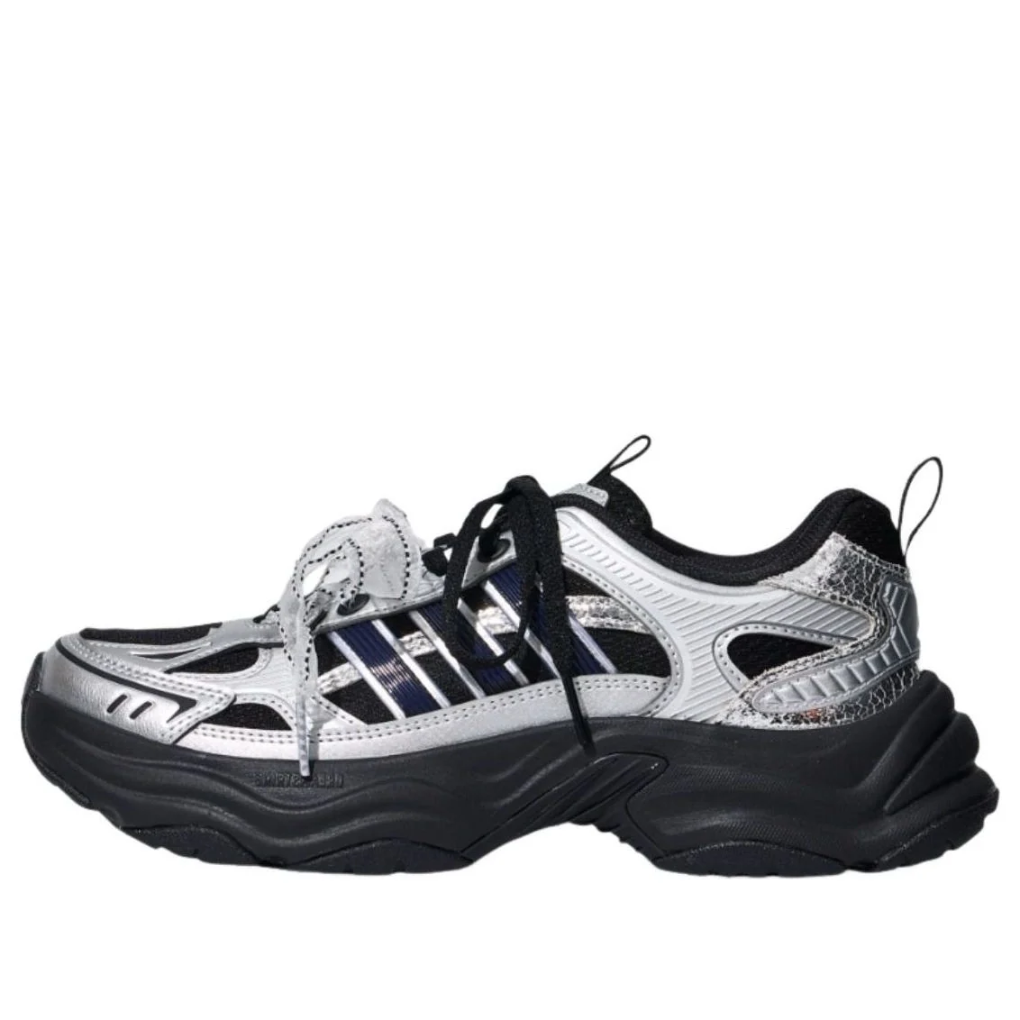 (WMNS) adidas XLG Fin Pulse 'Silver Black' LA6811