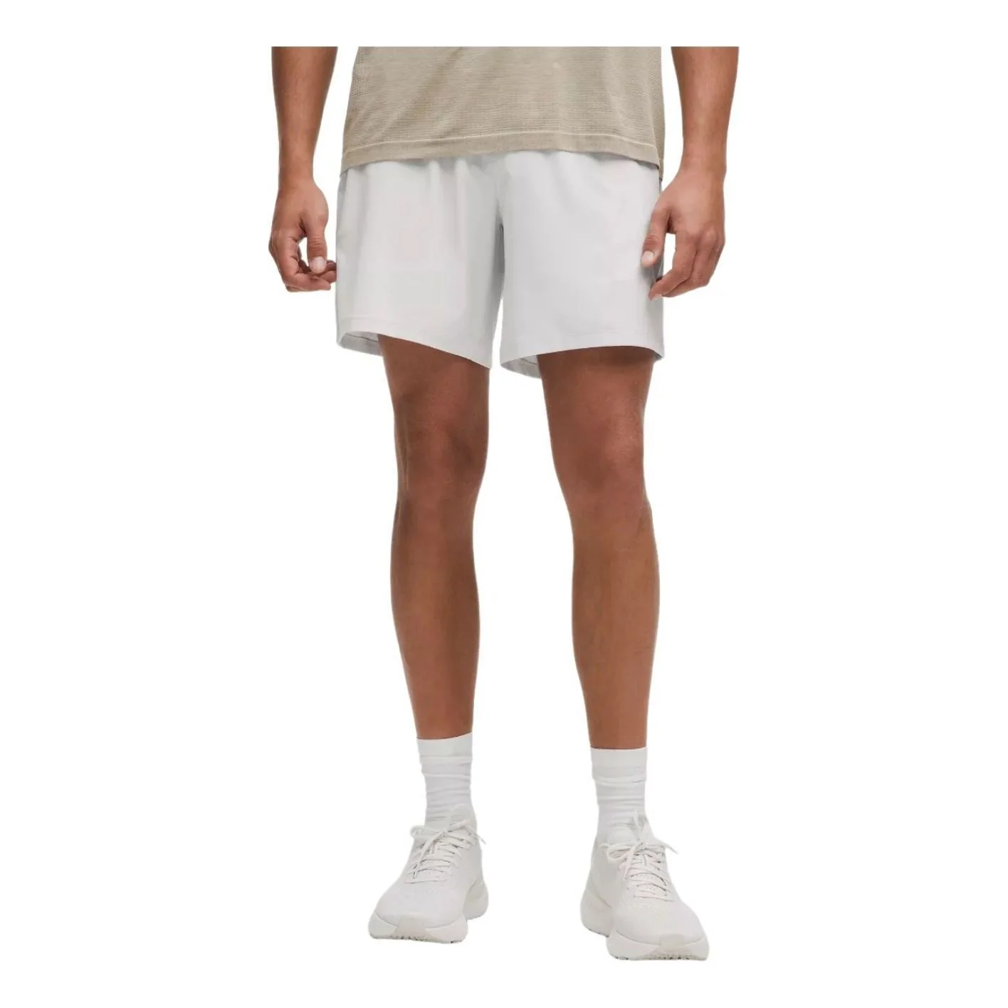 LULULEMON Pace Breaker Linerless Short 7" 'Bone' LM7B80S-657637393
