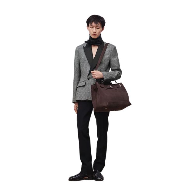 DIOR 26 Medium Dior Normandie Tote Bag 'Deep Brown' 1LLSH290OTU-H108 - Image 3