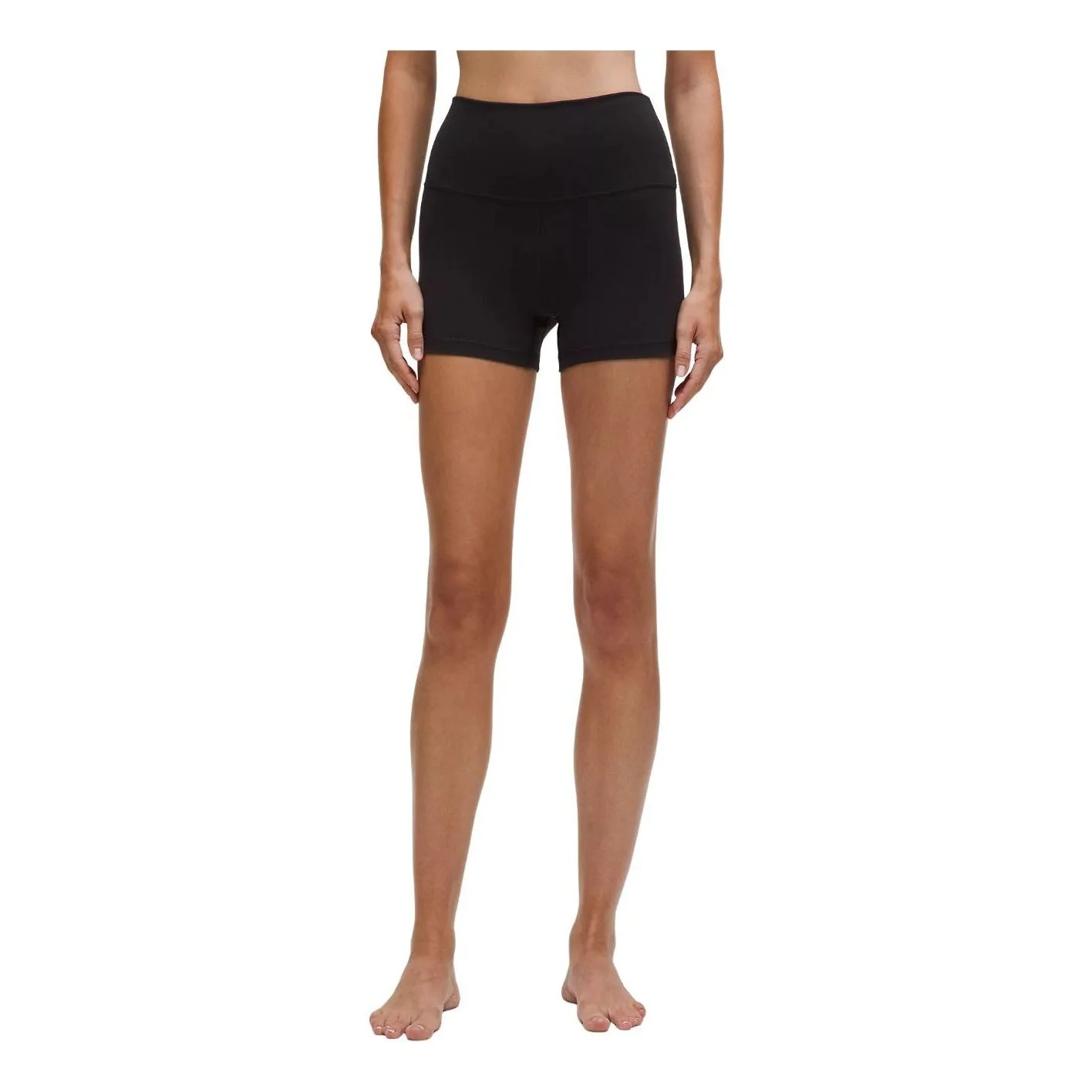 (WMNS) LULULEMON Align High-Rise Short 4" 'Black' LW7CJQS-619427146