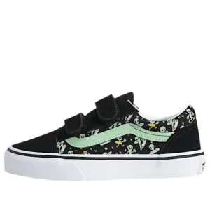 (PS) Vans Old Skool V 'Black Green' VN000CYAYJ7