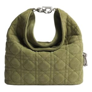 (WMNS) DIOR Small Dior Toujours Hobo Bag 'Khaki' M2867PDUN_M18S