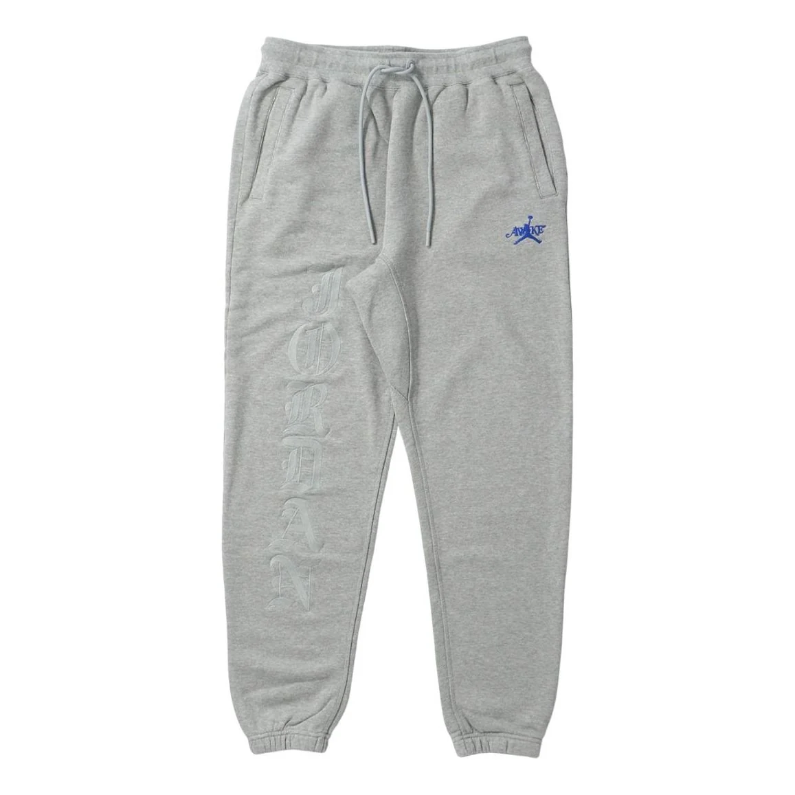 Air Jordan x Awake NY Fleece Pants Asia Sizing 'Dark Grey Heather Game Royal' FQ5446-091