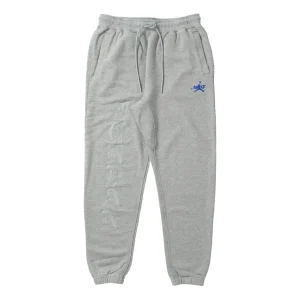 Air Jordan x Awake NY Fleece Pants 'Dark Grey Heather Game Royal' FQ5445-091