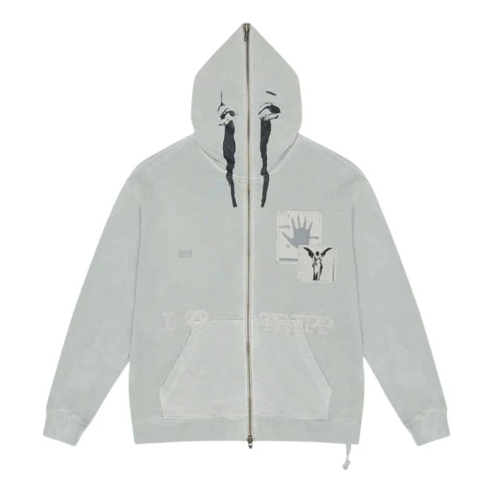 Ksubi x Trippie Redd Love Tripp Hoodie Moon 'Grey' MTR24FL001