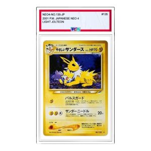 Pokemon Darkness, and to Light... [neo4 No.135] 'Light Jolteon U: Old Back' NEO4-NO.135-JP