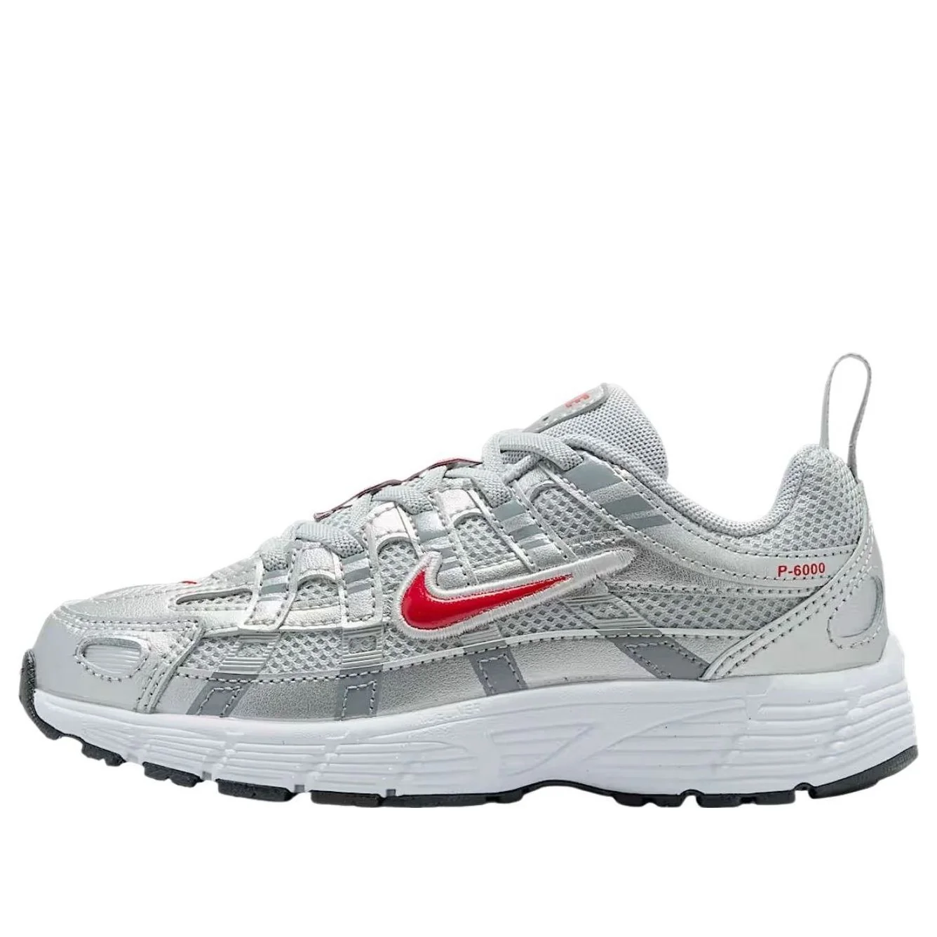 (PS) Nike P-6000 'Metallic Silver Cool Gray Fitness Red' IO4647-016