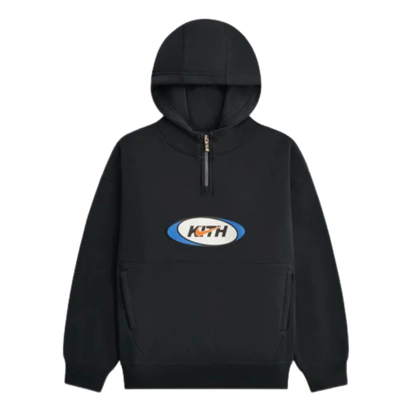 (PS) KITH x Nike Quarter Zip Hoodie 'Black' NKIM7678-010