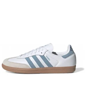 (WMNS) adidas Samba OG 'Cloud White Ash Blue' JS1391
