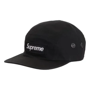 Supreme Military Camp Hat SS24 'Black' SUP-SS24-2499