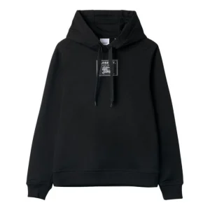 (WMNS) Burberry Prosum Label Hoodie 'Black' 8063475