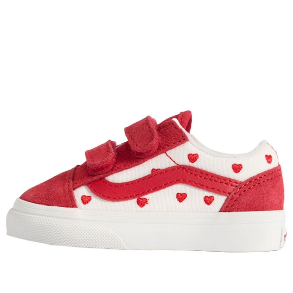 (TD)Vans Old Skool V 'Red White' VN000CTGJV6